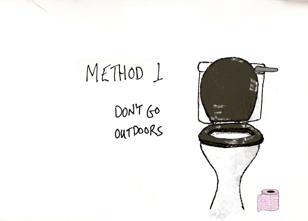 toilet with toilet paper